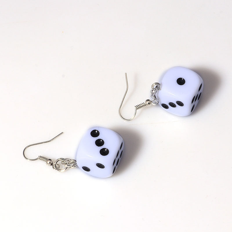 Dice earrings