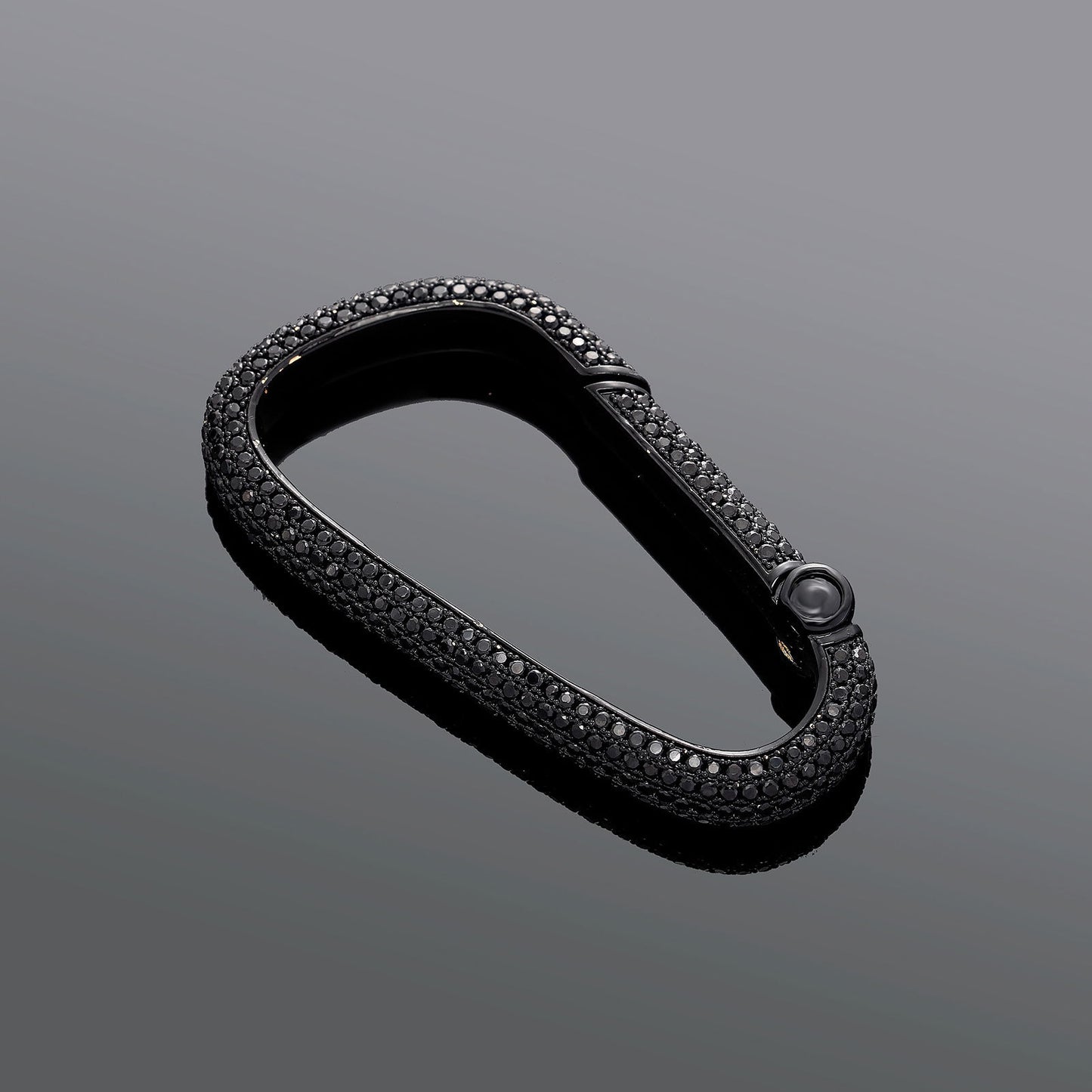 Men's Keychain Pave Zirconium