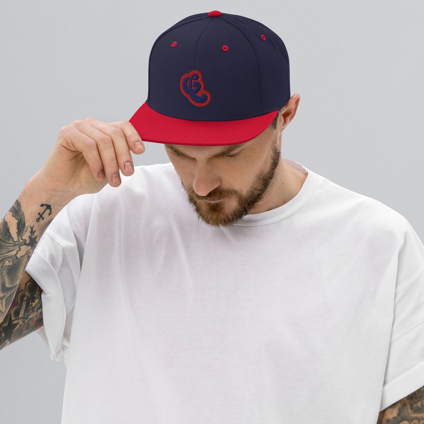 Blue&Red Snapback Hat