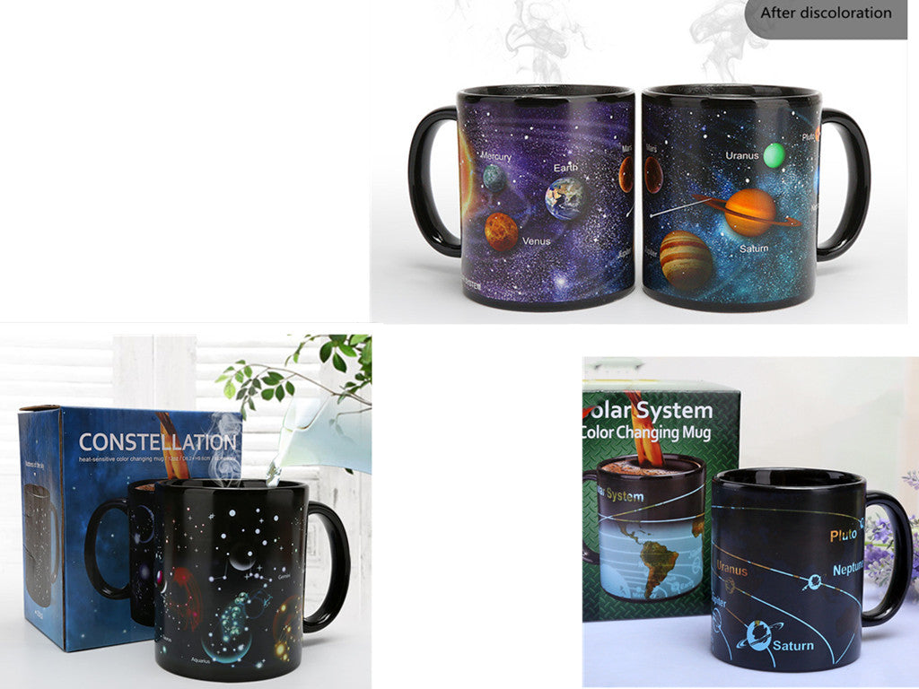 Starry Solar System Color Change Cup