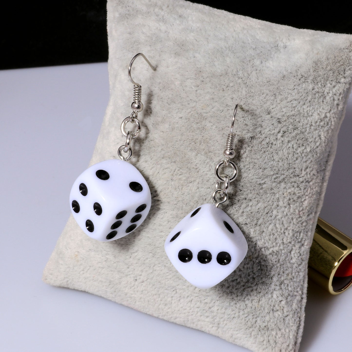 Dice earrings