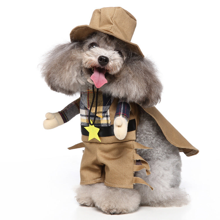 Pet Standing Outfit Cosplay Dog Upright Outfit
