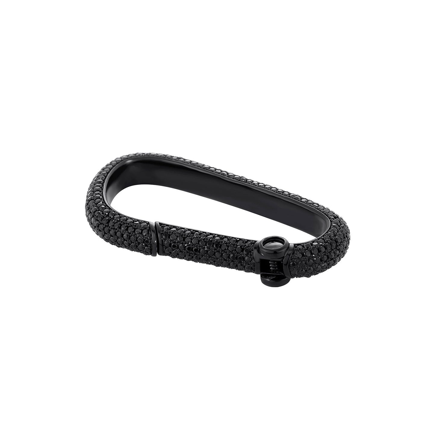 Men's Keychain Pave Zirconium