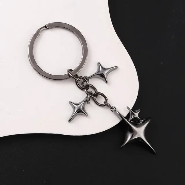 Star And Moon Keychain