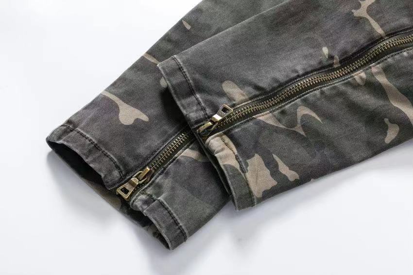 Men's Camouflage Slim Pocket Cargo Pants
