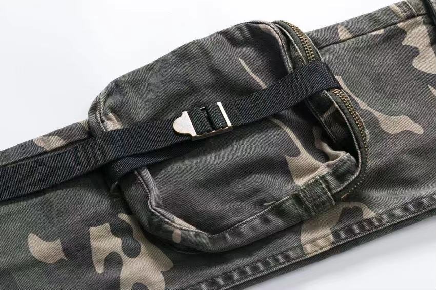 Men's Camouflage Slim Pocket Cargo Pants
