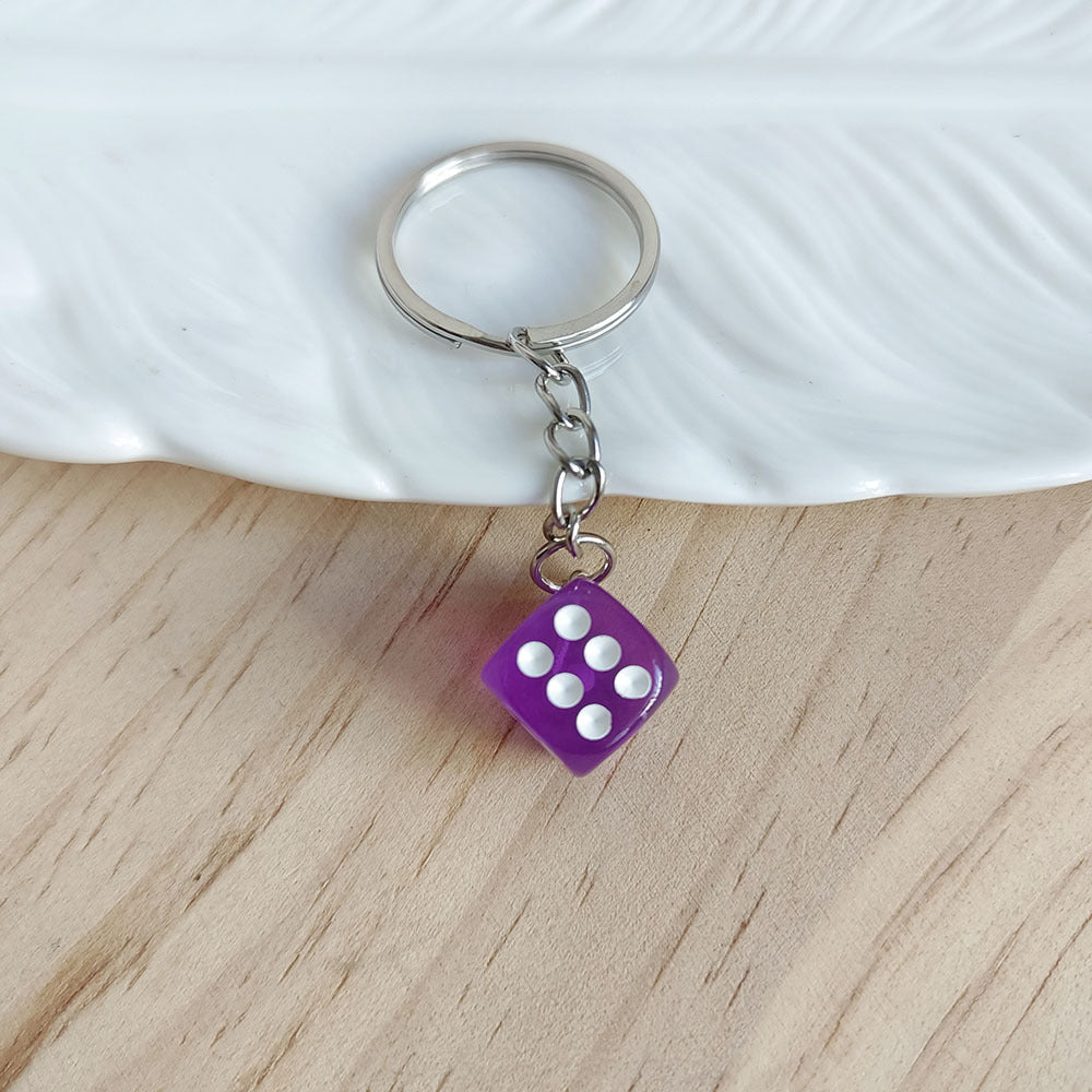 Small Size Dice Keychain