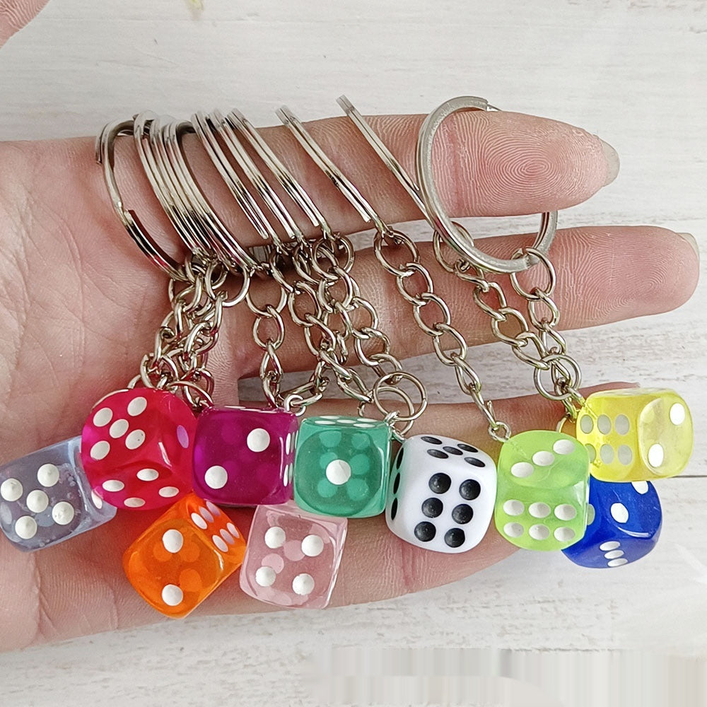 Small Size Dice Keychain