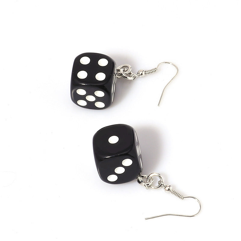 Dice earrings