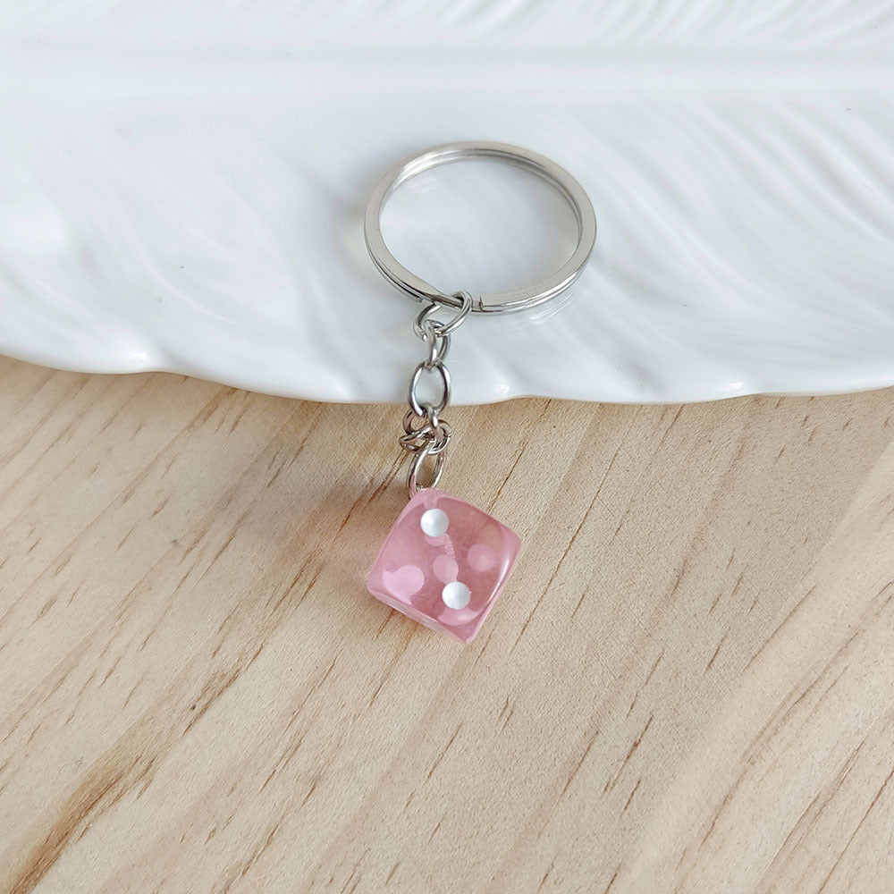 Small Size Dice Keychain