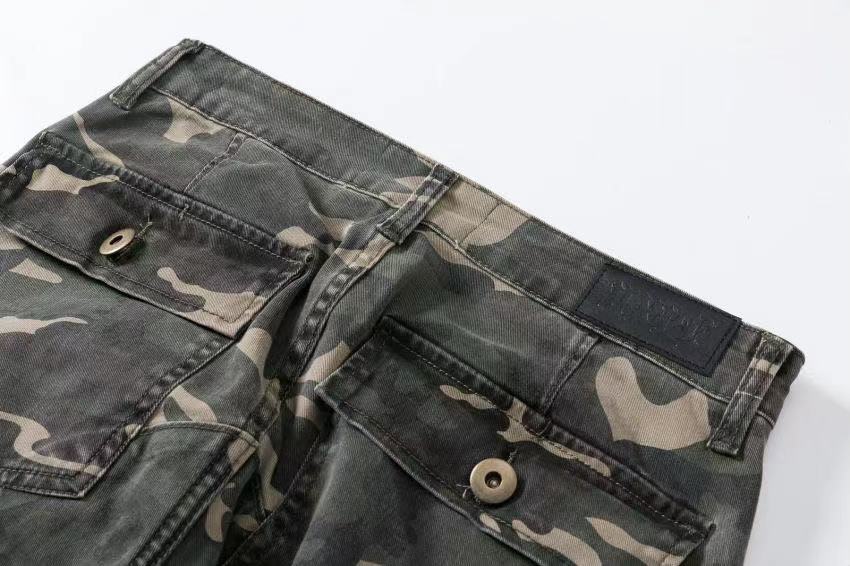 Men's Camouflage Slim Pocket Cargo Pants