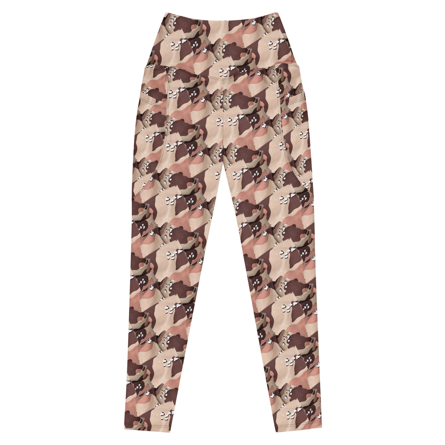 Desert Camouflage Leggings with pockets
