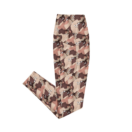 Desert Camouflage Leggings with pockets