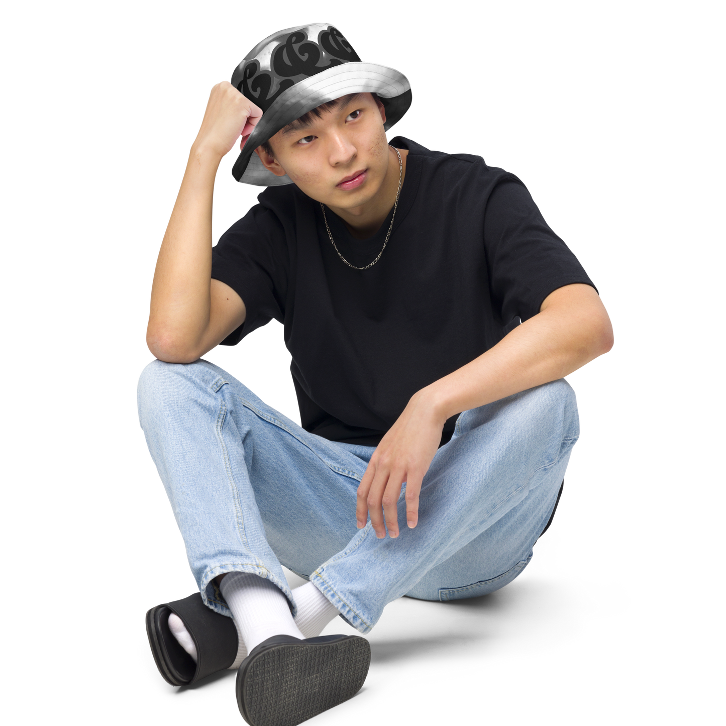 &Reversible bucket hat