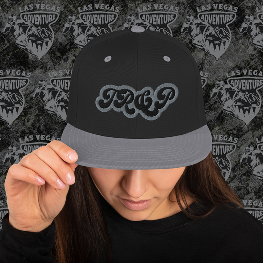 Black & Grey All Day Snapback Hat
