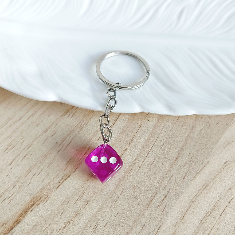 Small Size Dice Keychain