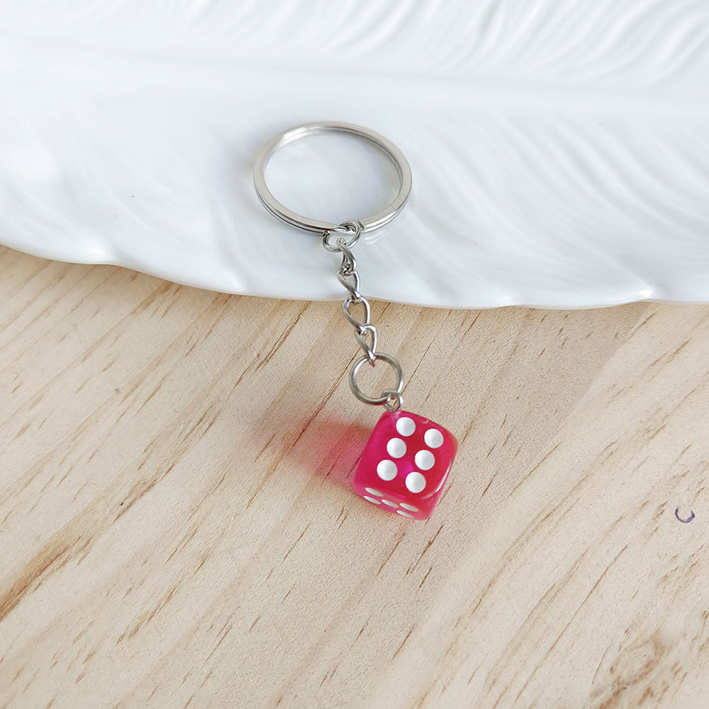 Small Size Dice Keychain