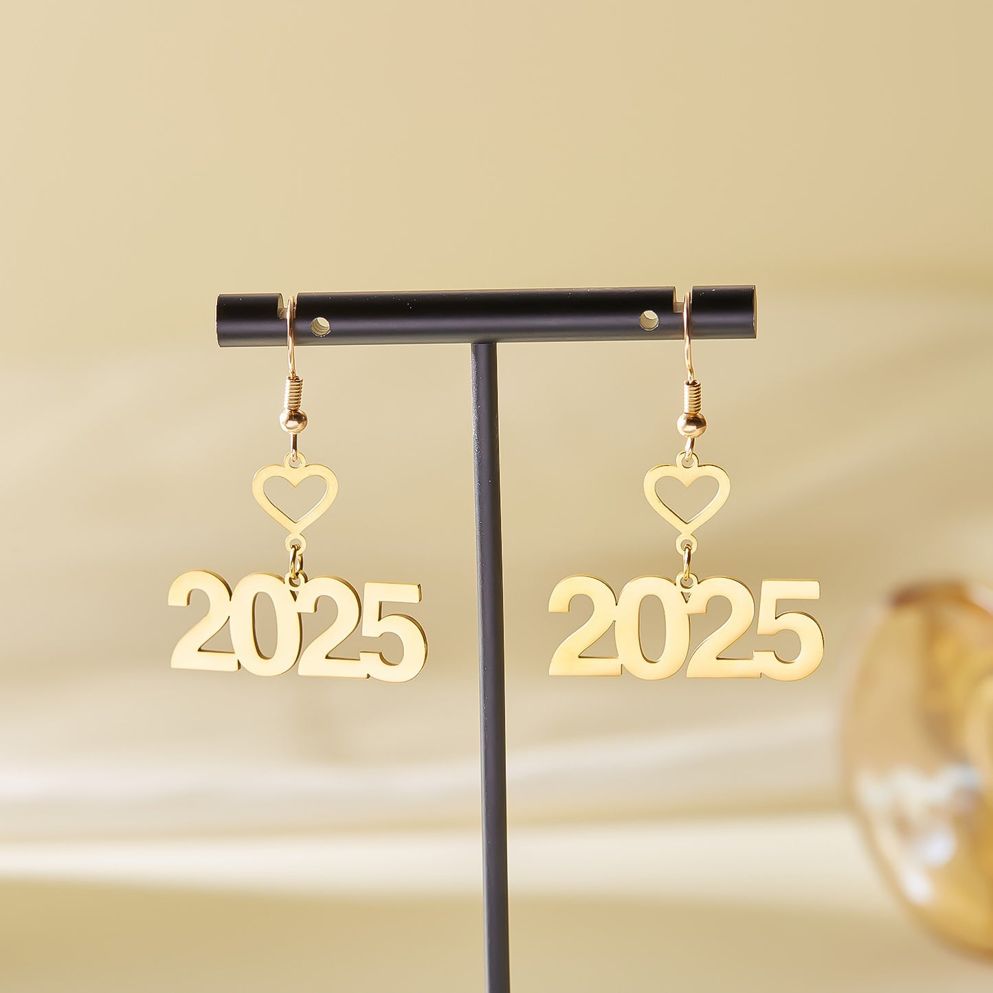 Heart 2025 Gold Earrings