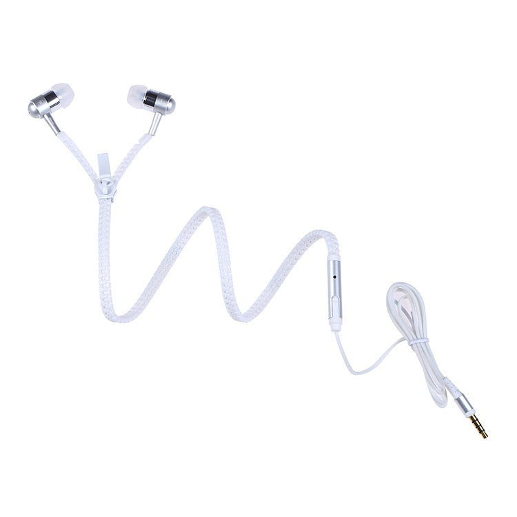 Luminous Metal Zipper Headphones