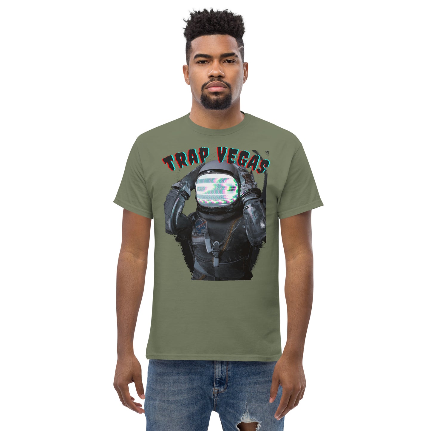TRAP VEGAS STATIC Men's classic tee