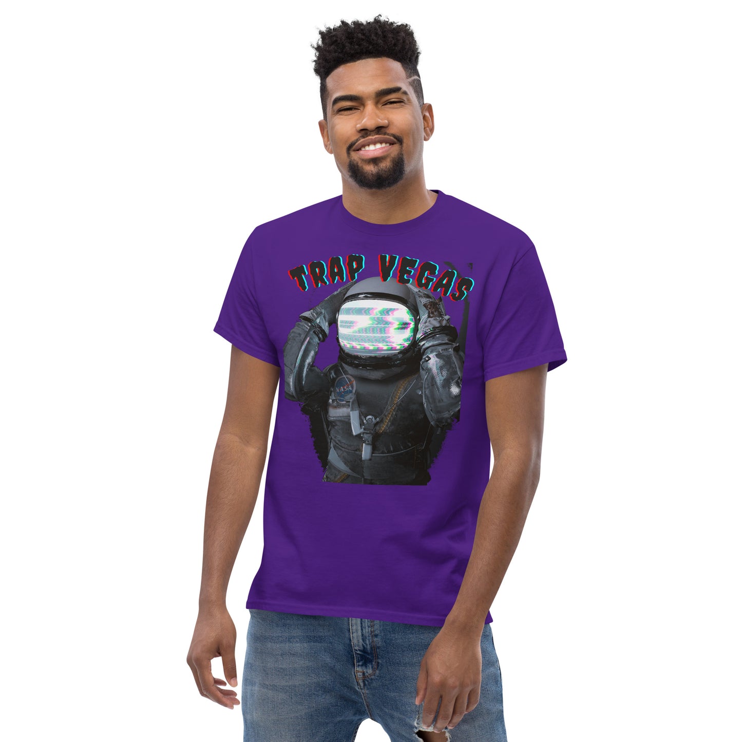 TRAP VEGAS STATIC Men's classic tee