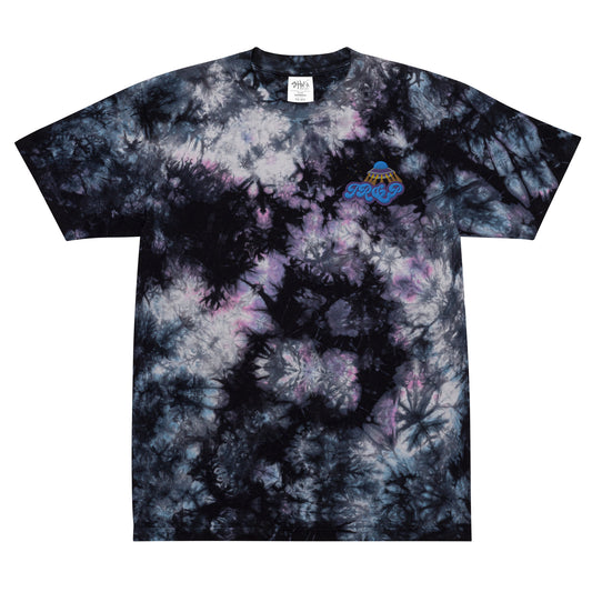 Space Logo TR&P Oversized tie-dye t-shirt