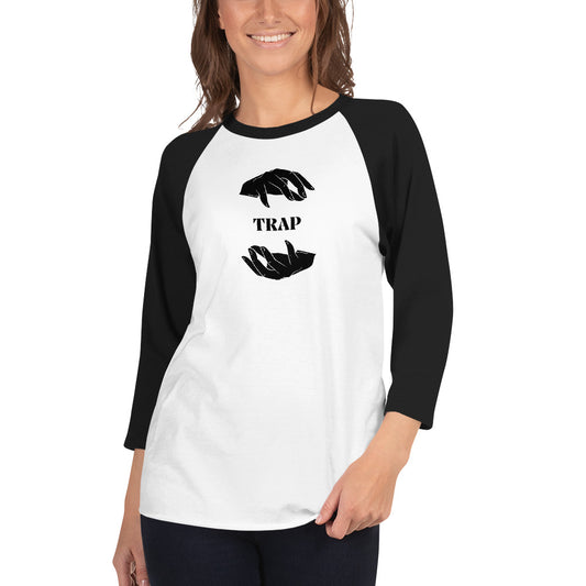 TRAP 3/4 sleeve raglan shirt