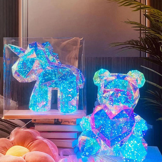Qixi Hugging Bear Symphony Glow