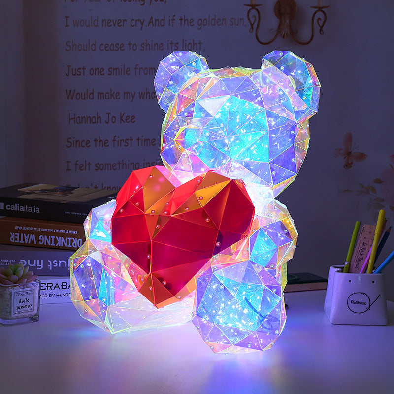 Qixi Hugging Bear Symphony Glow