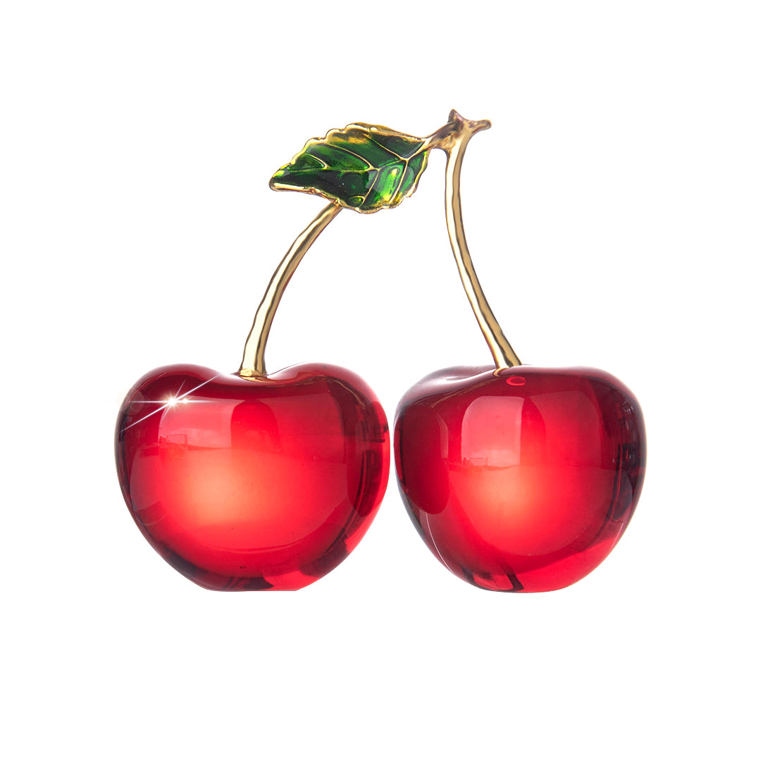 Crystal Ornaments Simulation Decorative Fruit Cherries
