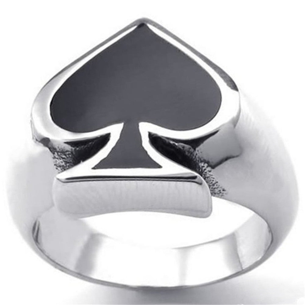 Spade 13 Gambling Fortune Ring