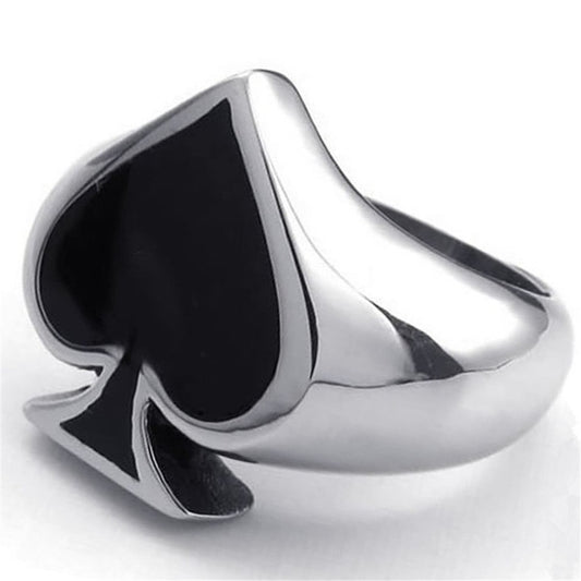Spade 13 Gambling Fortune Ring