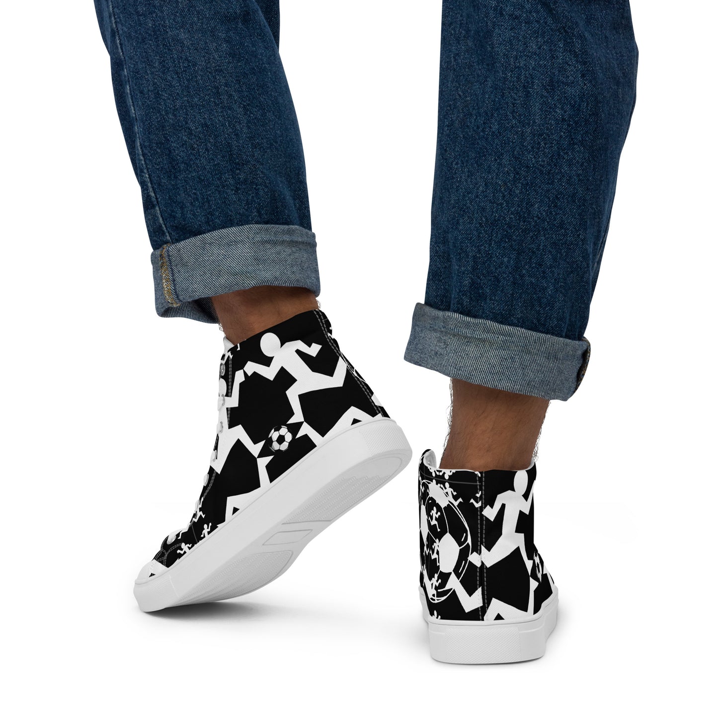 Men’s Soccer High Top Canvas Kicks