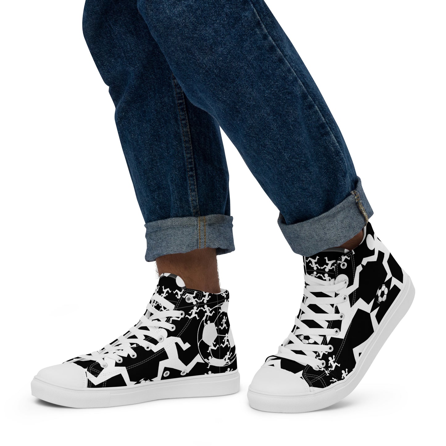 Men’s Soccer High Top Canvas Kicks