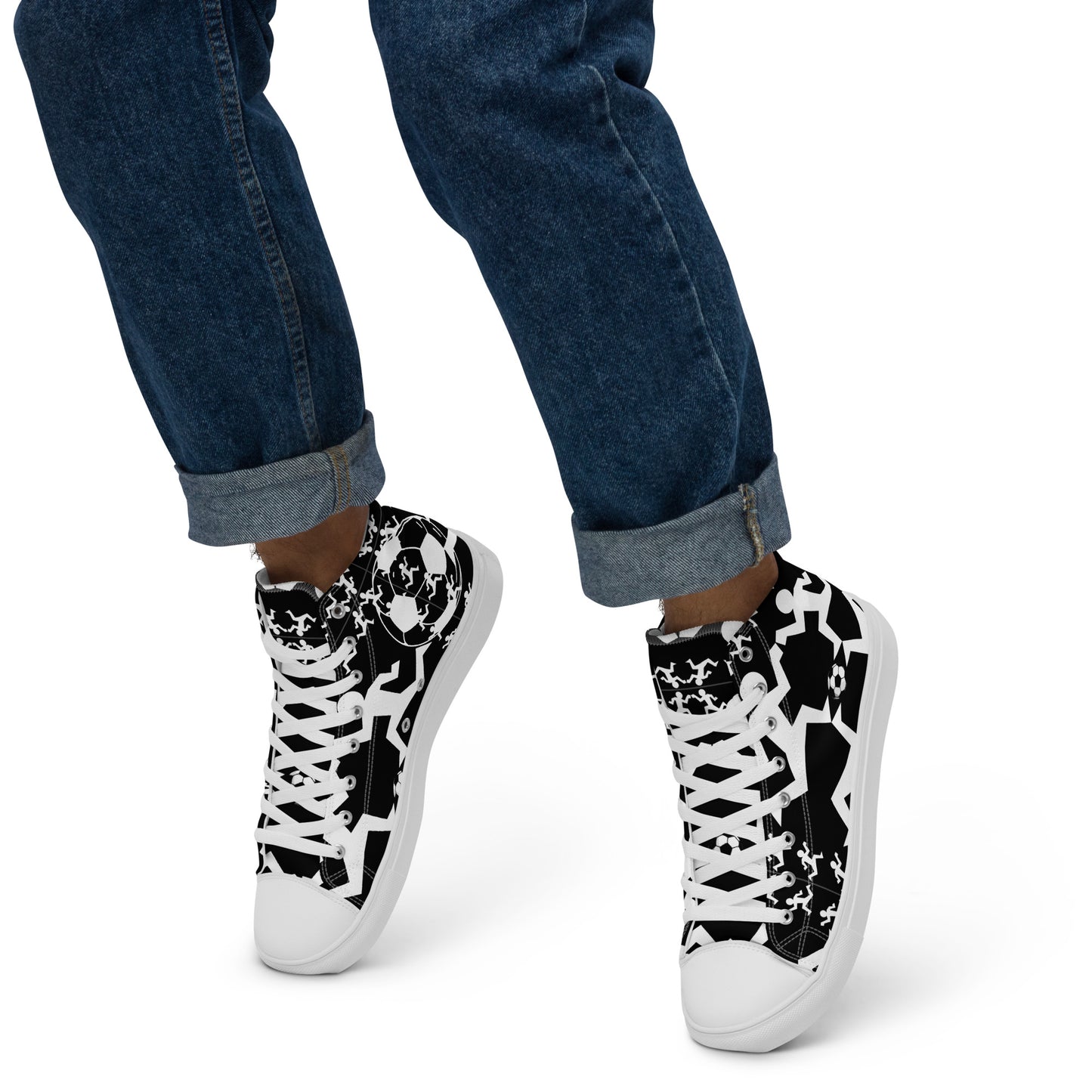 Men’s Soccer High Top Canvas Kicks
