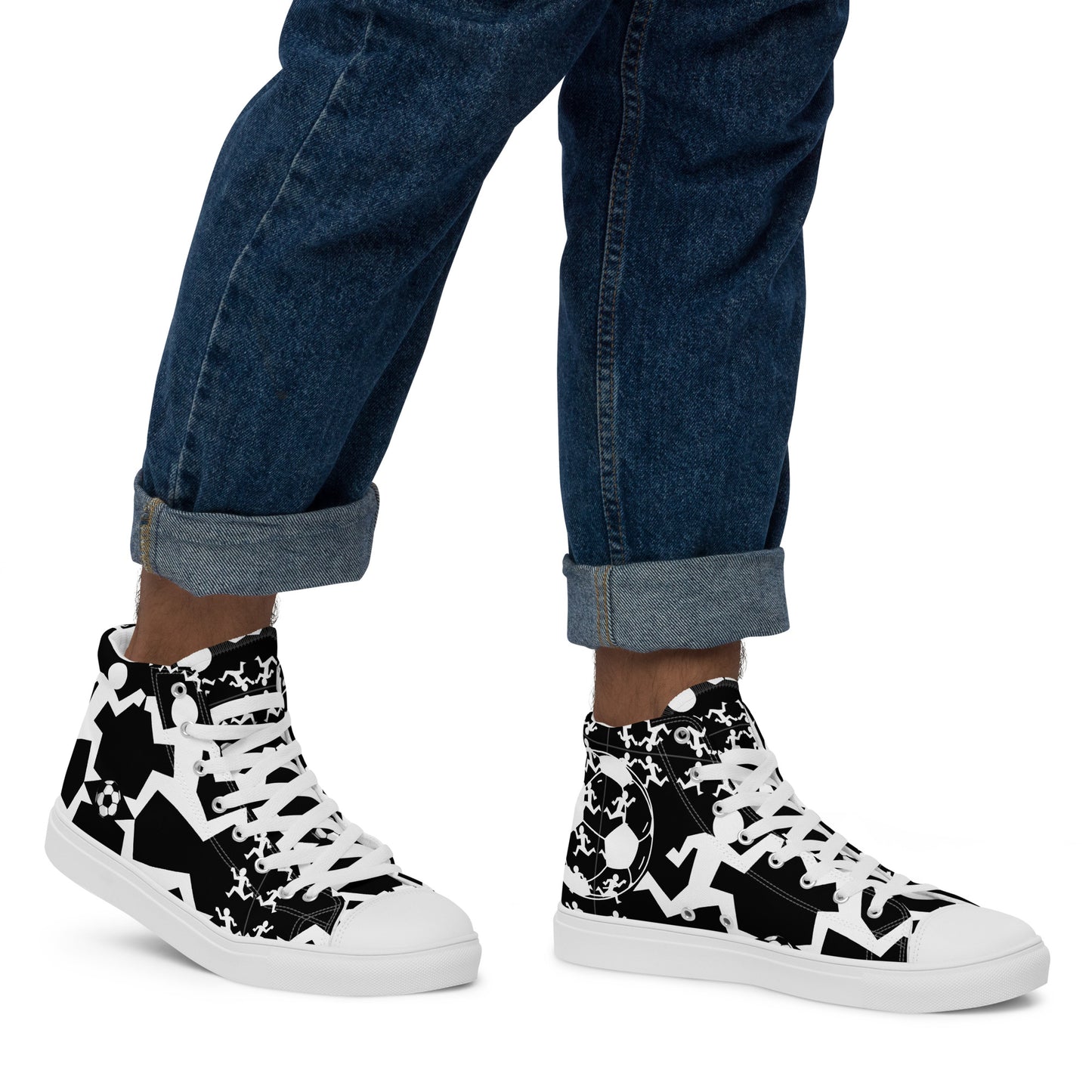 Men’s Soccer High Top Canvas Kicks