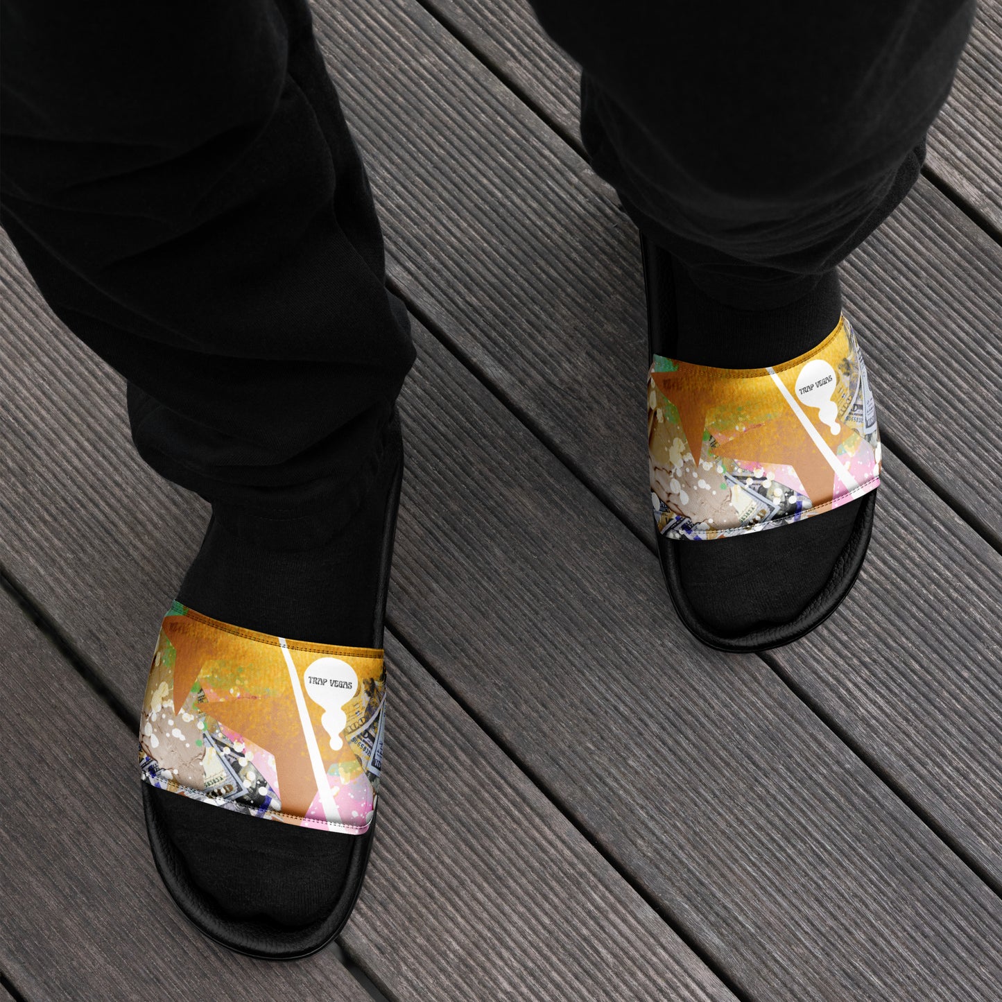 Splash Paint Men’s slides