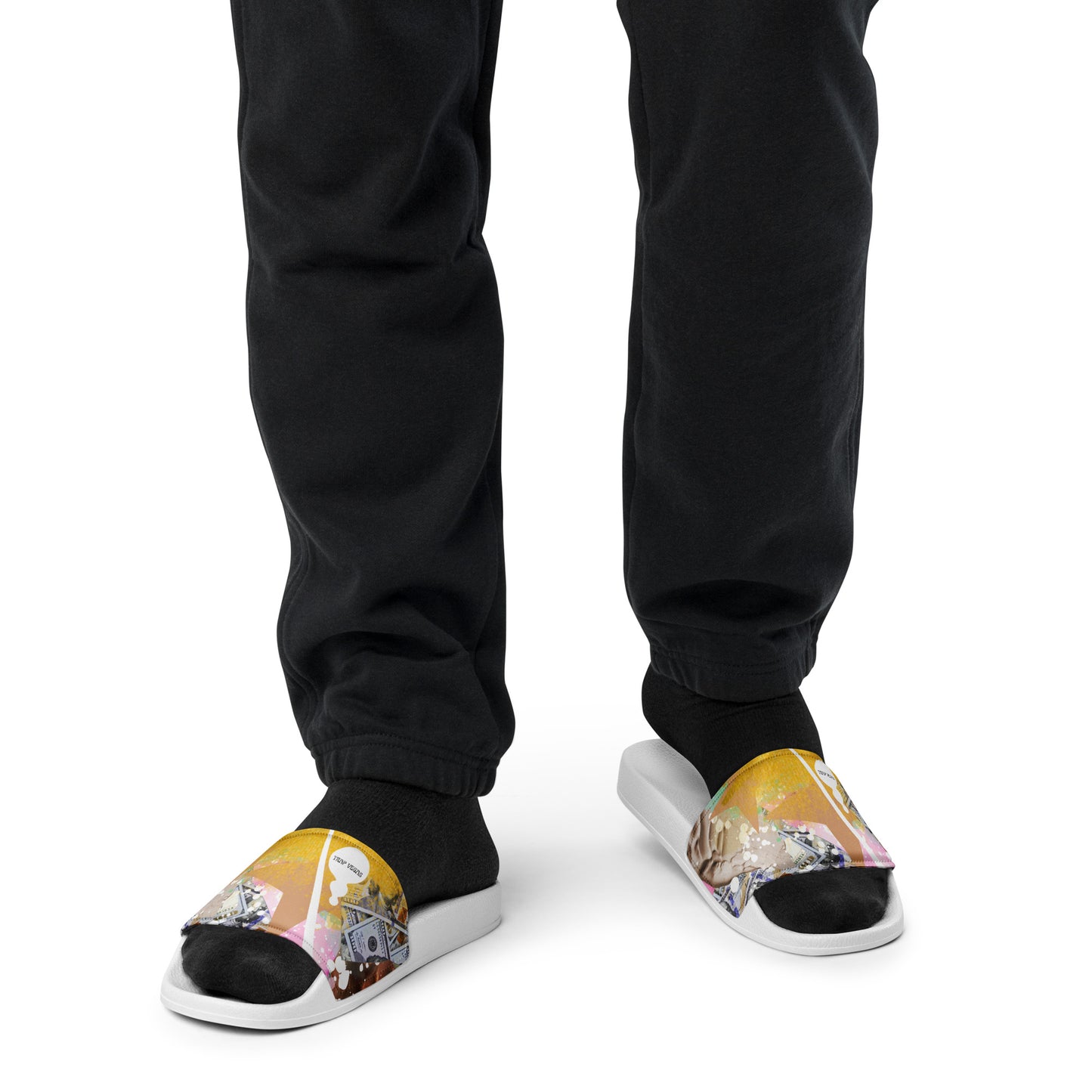 Splash Paint Men’s slides