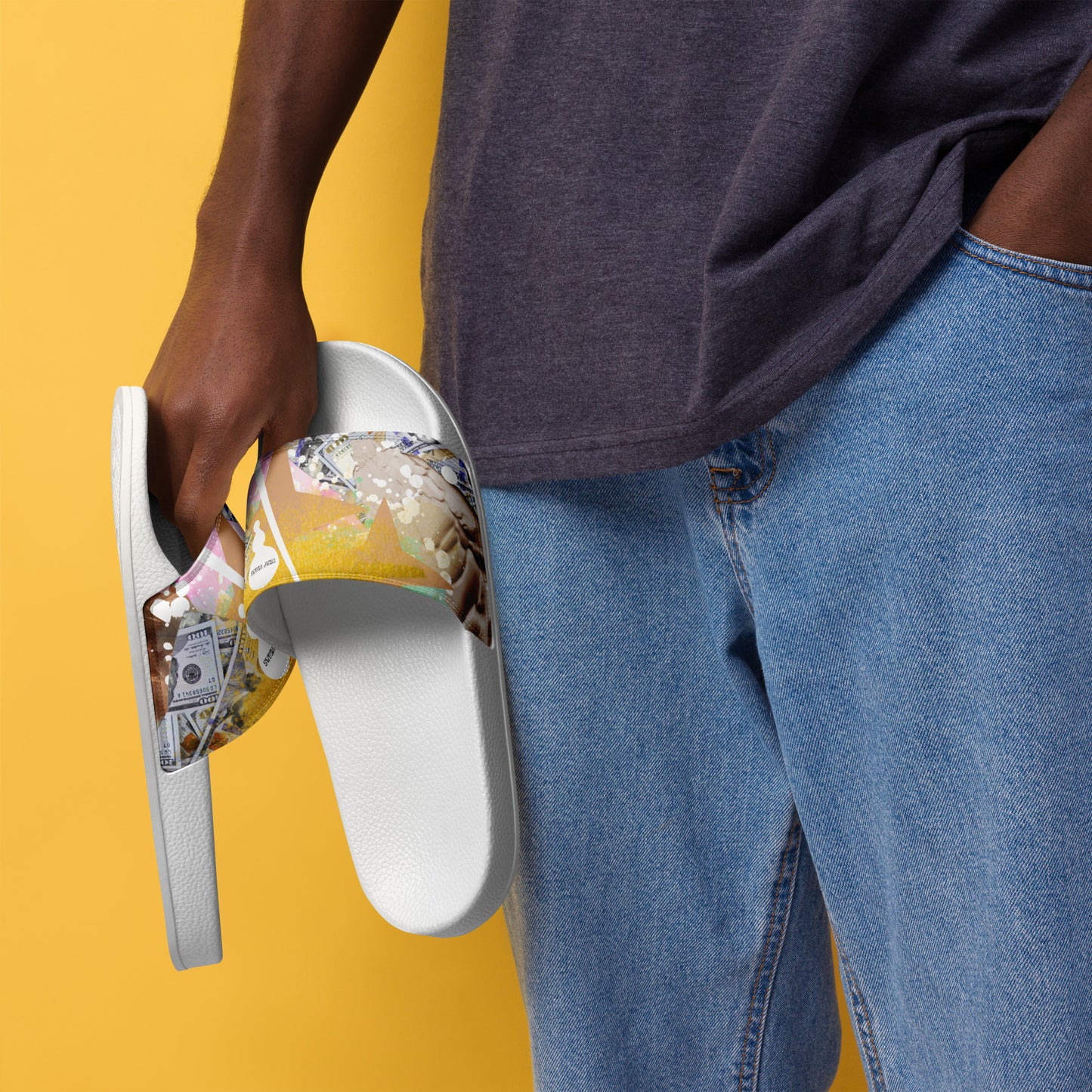 Splash Paint Men’s slides
