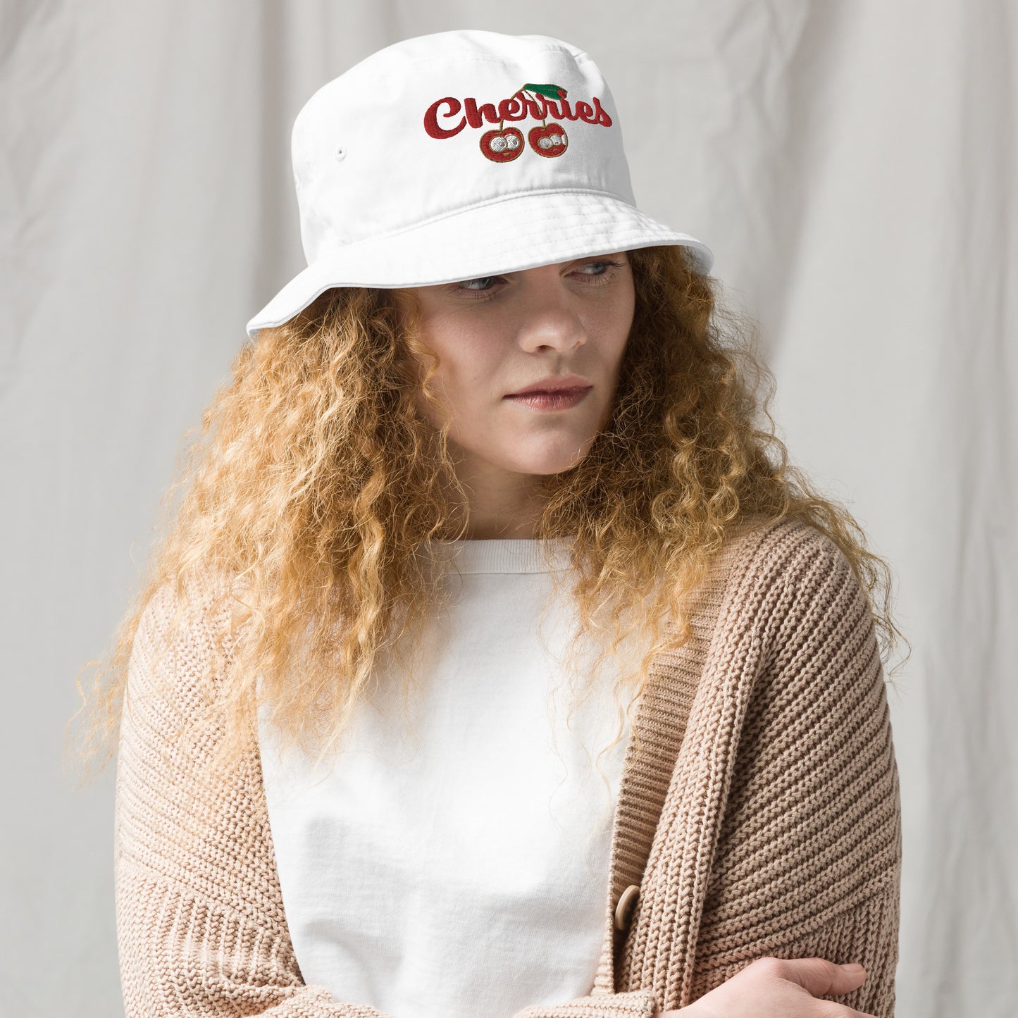 Cherries Organic Bucket Hat