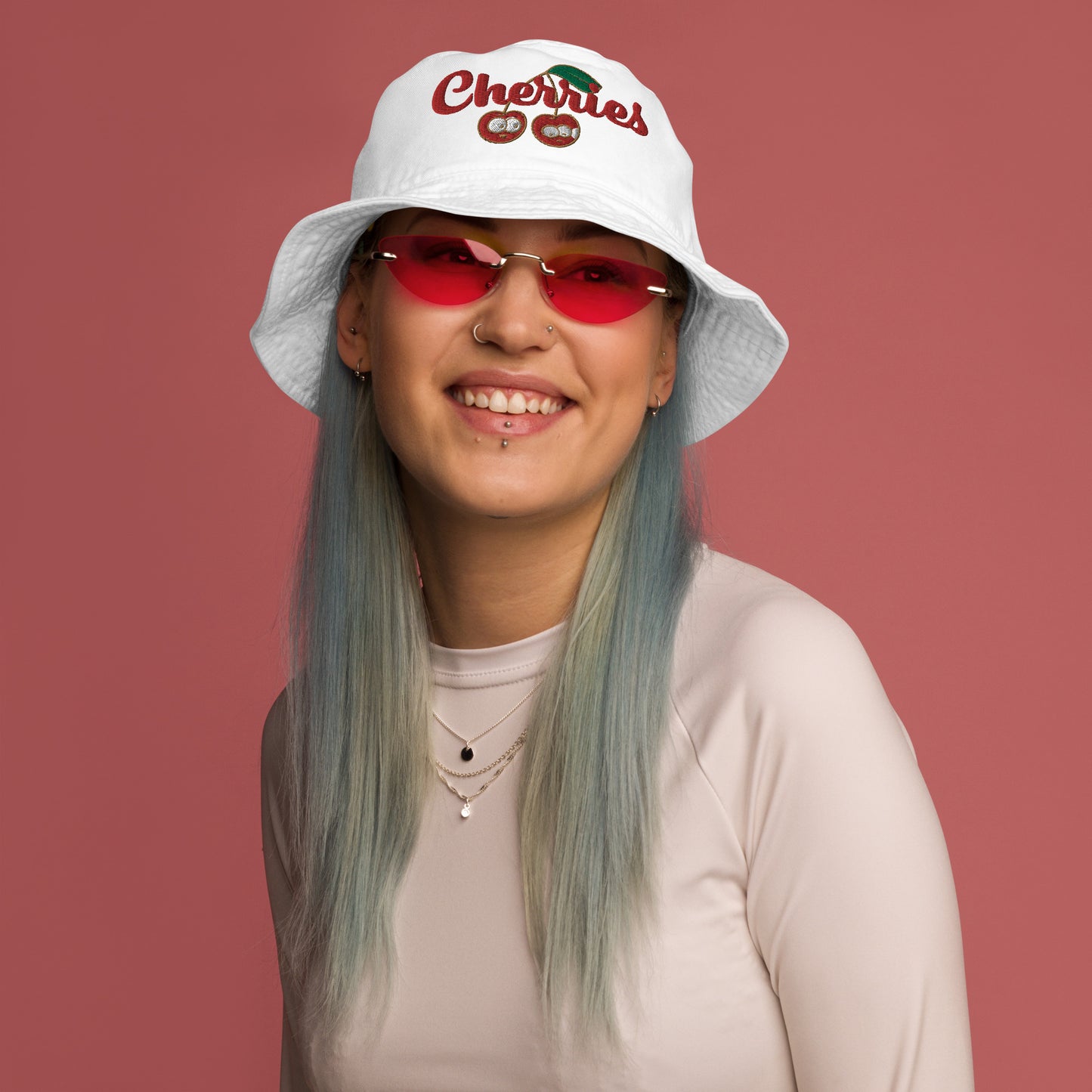 Cherries Organic Bucket Hat