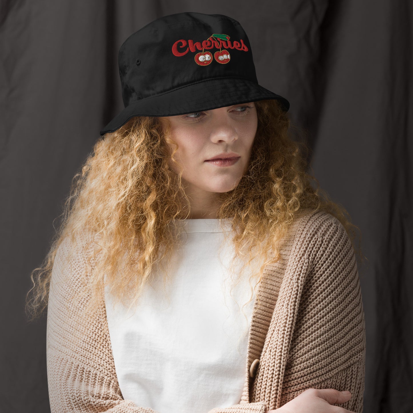 Cherries Organic Bucket Hat