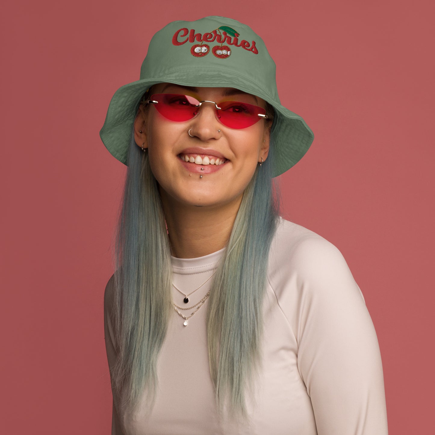 Cherries Organic Bucket Hat